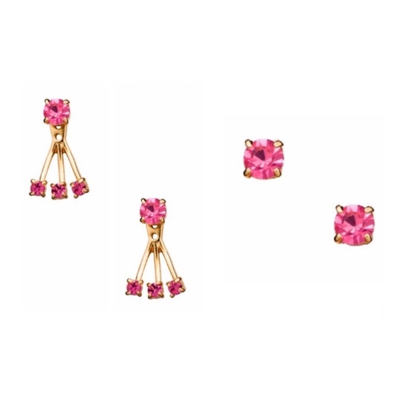 Kate Spade Dainty Sparklers Ear Jacket Earrings - Picture 1 of 7